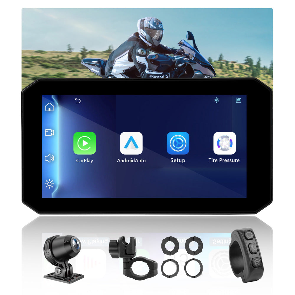 carplay motorcycle helmet FT55N Fozetop Motorcycle Driving Carplay – Fozetop Moto Smart